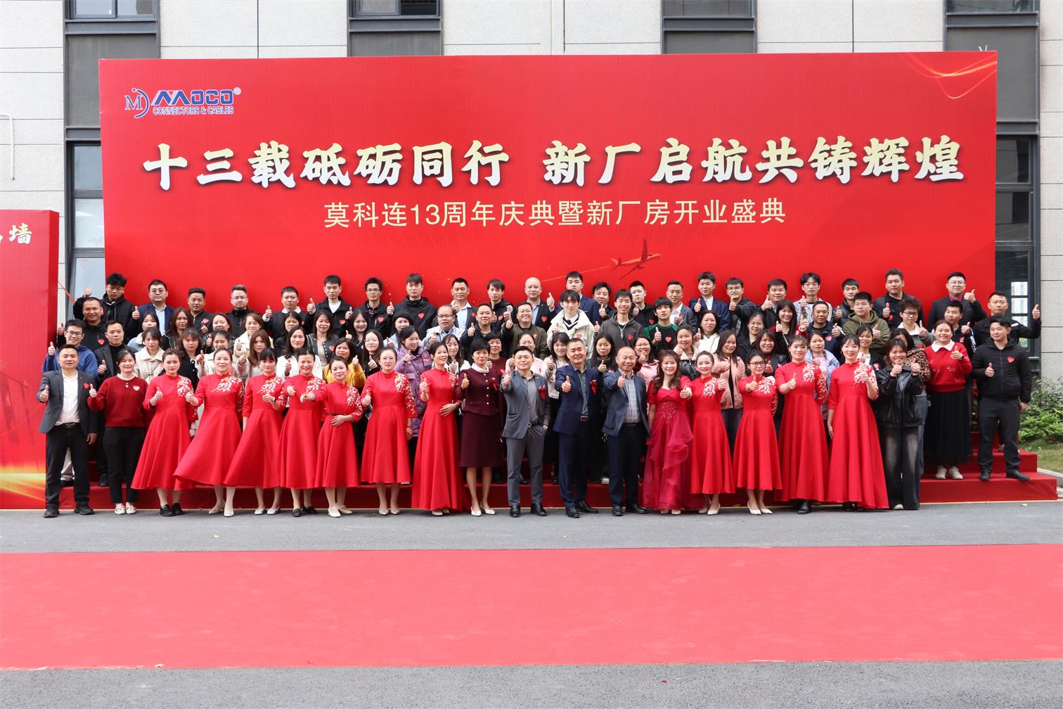 莫科連13周年慶暨新廠房開業(yè)典禮圓滿成功！